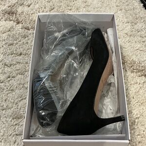 Corso Como Black Suede Heels